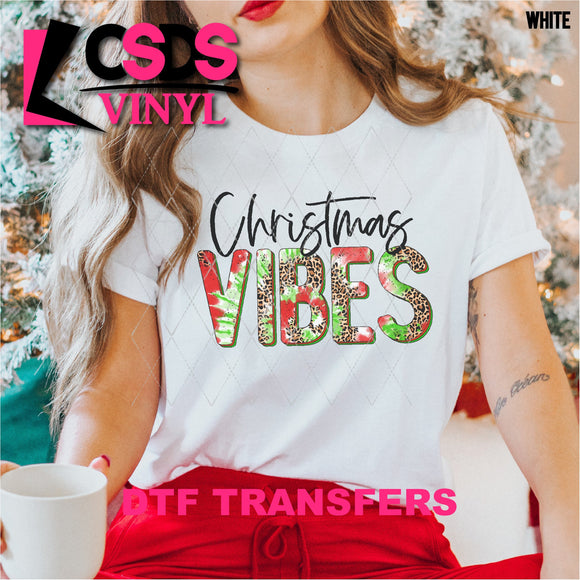 DTF Transfer - DTF001151 Christmas Vibes