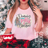 DTF Transfer - DTF001153 Pink Christmas