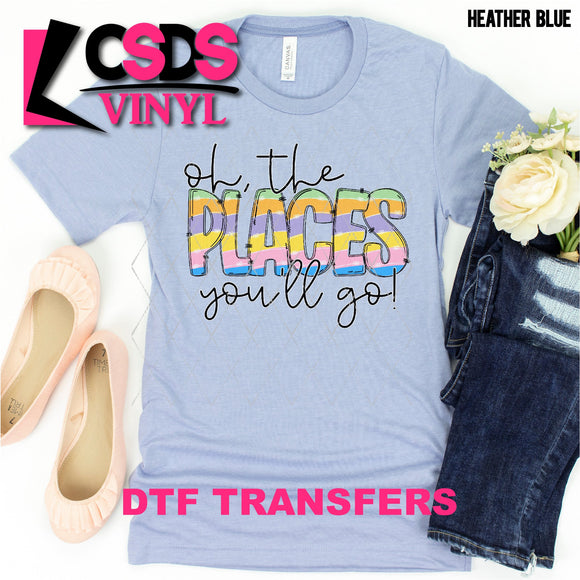DTF Transfer - DTF001206 The Places You'll Go