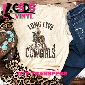 DTF Transfer - DTF001236 Long Live Cowgirls