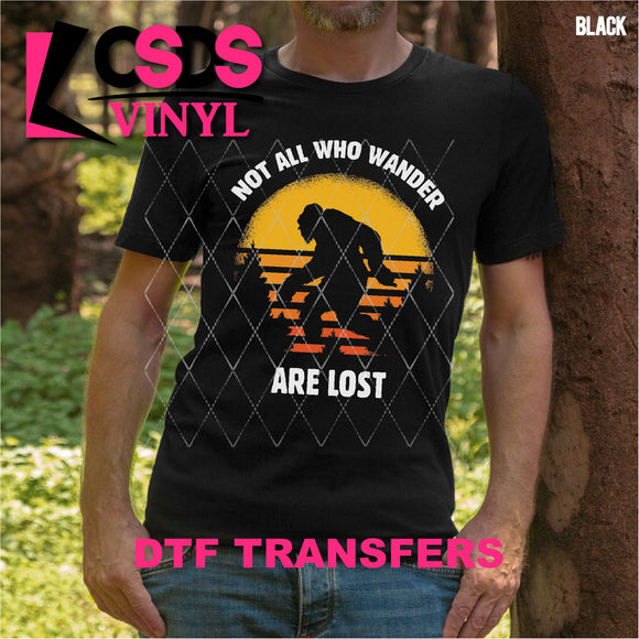 DTF Transfer - DTF001262 Not All Who Wonder are Lost