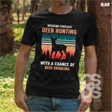DTF Transfer - DTF001264 Weekend Forecast Deer Hunting