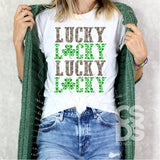 DTF Transfer - DTF001267 Lucky Stacked Word Art