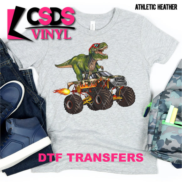 DTF Transfer - DTF001293 Dino and Monster Truck