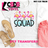 DTF Transfer - DTF001296 Flamingo Squad