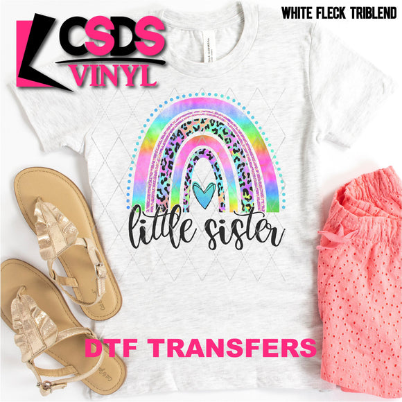 DTF Transfer - DTF001297 Little Sister Rainbow