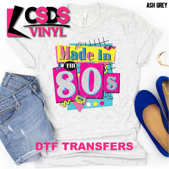 DTF Transfer - DTF001332 Made in the 80s