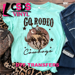 DTF Transfer - DTF001354 Go Rodeo Cowboy