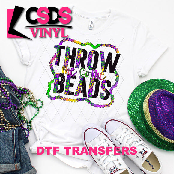 DTF Transfer - DTF001364 Throw Me Some Beads