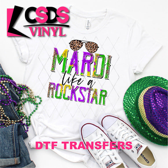 DTF Transfer - DTF001367 Mardi like a Rockstar