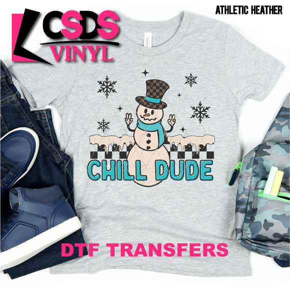 DTF Transfer - DTF001409 Chill Dude Snowman