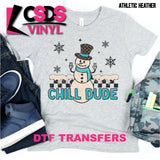 DTF Transfer - DTF001409 Chill Dude Snowman
