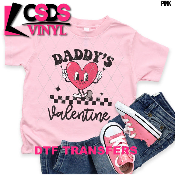 DTF Transfer - DTF001423 Daddy's Valentine