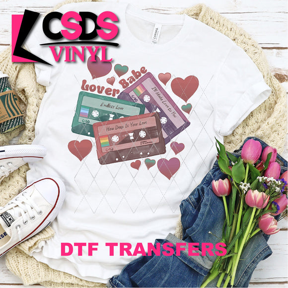 DTF Transfer - DTF001440 Valentine's Day Cassettes
