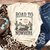 DTF Transfer - DTF001445 Road to Nowhere