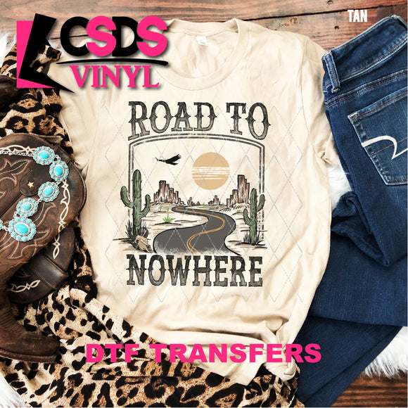 DTF Transfer - DTF001445 Road to Nowhere