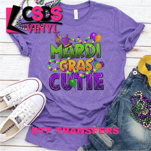 DTF Transfer - DTF001458 Mardi Gras Cutie