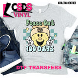 DTF Transfer - DTF001483 Peace Out 100 Days Boy