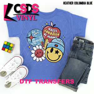 DTF Transfer - DTF001487 Happy 100 Days of School Retro Smile