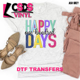 DTF Transfer - DTF001493 Happy One Hundred Days