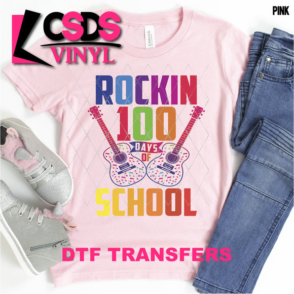 DTF Transfer - DTF001496 Rockin 100 Days of School