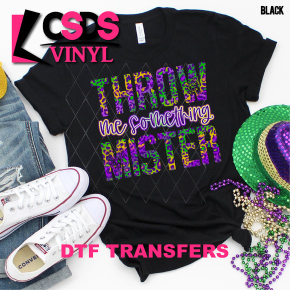 DTF Transfer - DTF001506 Throw Me Something Mister Leopard