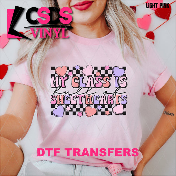 DTF Transfer - DTF001544 Retro My Class is Full of Sweethearts