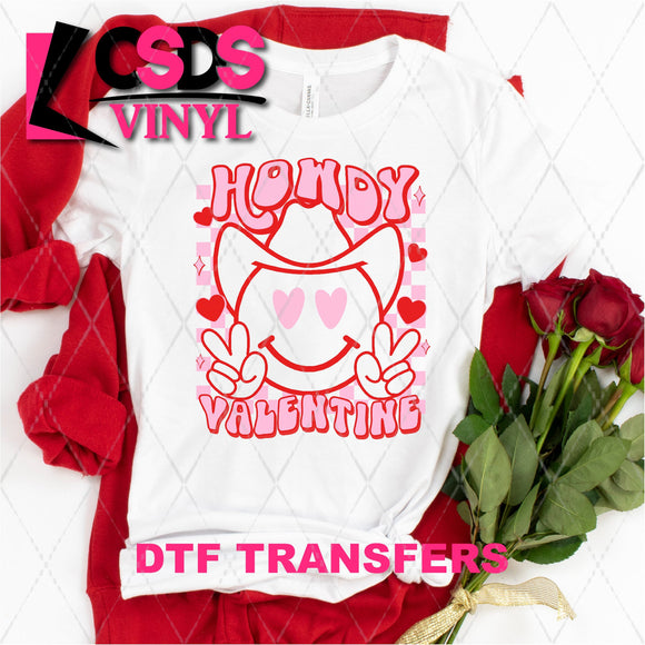 DTF Transfer - DTF001549 Howdy Valentine
