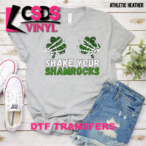 DTF Transfer - DTF001577 Shake Your Shamrocks Glitter