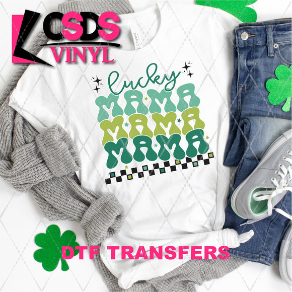 DTF Transfer - DTF001583 Lucky Mama Mama Mama