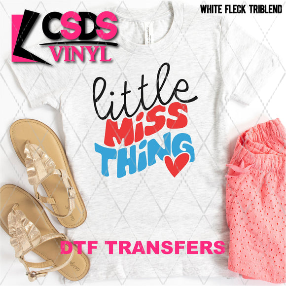 DTF Transfer - DTF001594 Little Miss Thing