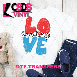 DTF Transfer - DTF001596 Love Reading