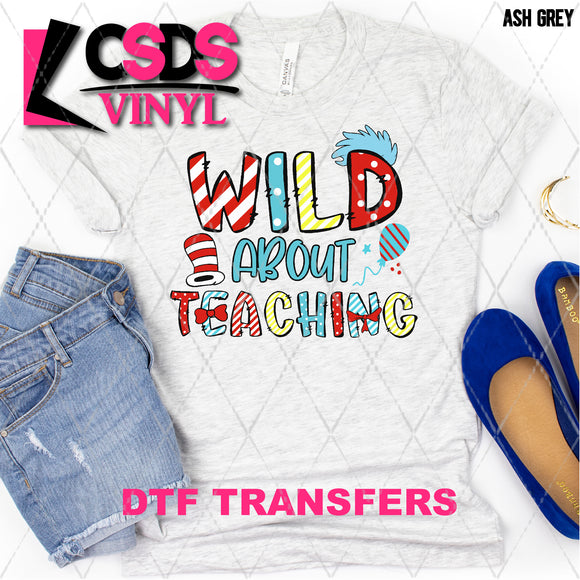 DTF Transfer - DTF001598 Wild About Teaching