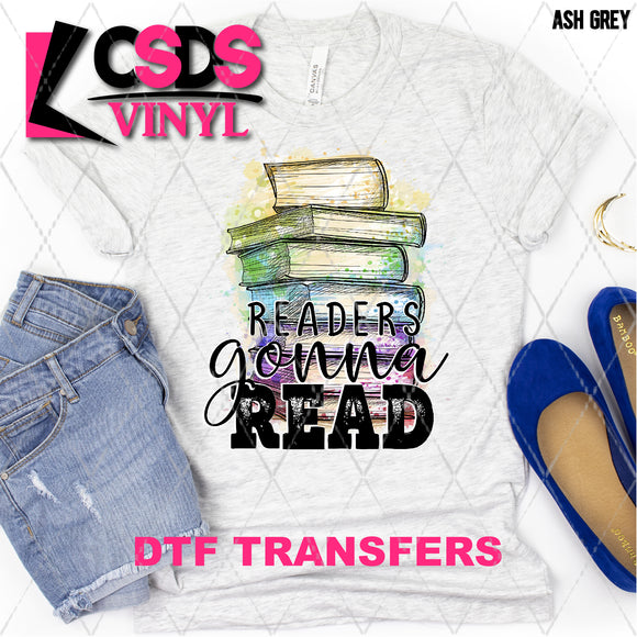 DTF Transfer - DTF001612 Readers Gonna Read Watercolor