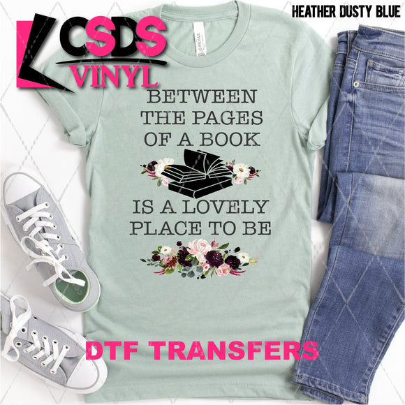 DTF Transfer - DTF001623 Between the Pages of a Book