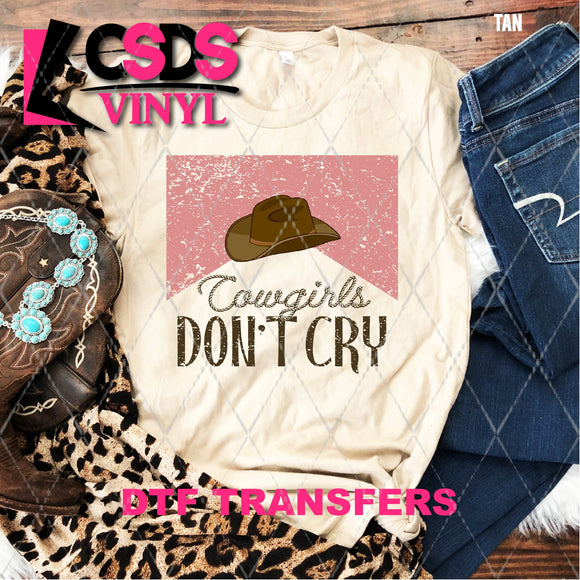 DTF Transfer - DTF001639 Cowgirls Don't Cry