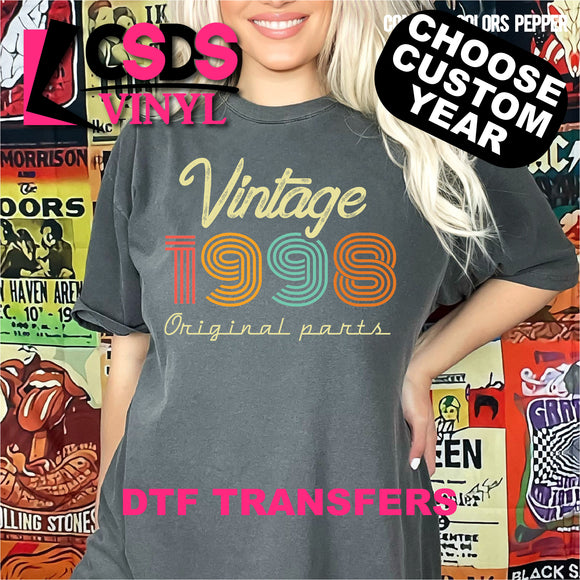 DTF Transfer - DTF001686 Vintage Birth Year