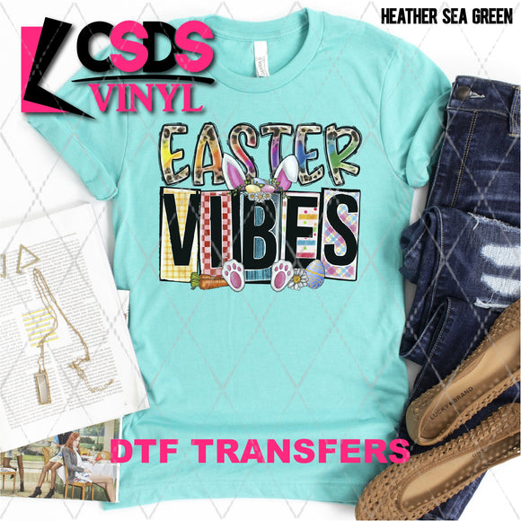 DTF Transfer - DTF001706 Easter Vibes Block Letters