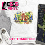 DTF Transfer - DTF001725 Autism Accept Understand Love Handprints