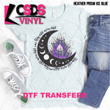 DTF Transfer - DTF001733 Stay Wild Moon Child Moon & Crystals