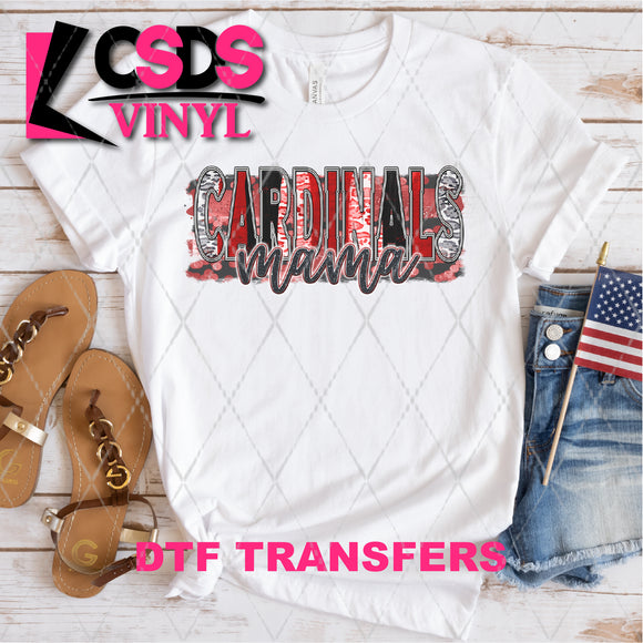 DTF Transfer - DTF001740 Cardinals Mama Red White Black