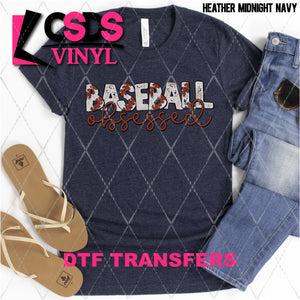 DTF Transfer - DTF001783 Baseball Obsessed