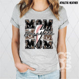 DTF Transfer - DTF001799 Baseball Lightning Bolt Mom