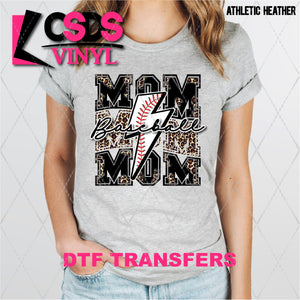 DTF Transfer - DTF001799 Baseball Lightning Bolt Mom