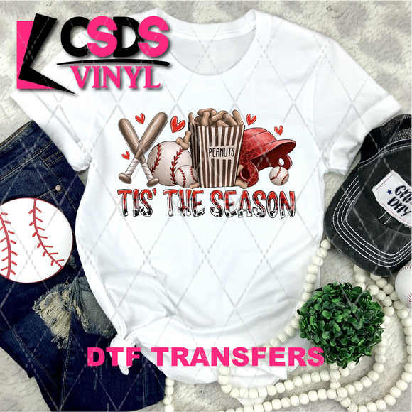 DTF Transfer - DTF001805 Tis the Season Baseball