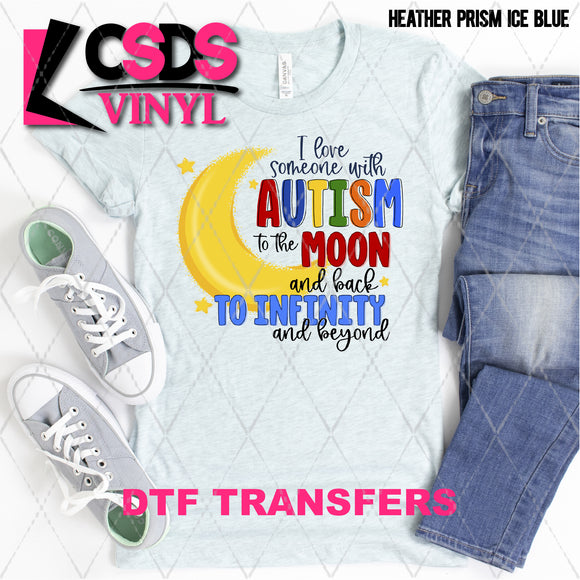 DTF Transfer - DTF001838 I Love Someone with Autism