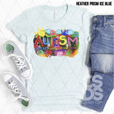 DTF Transfer - DTF001843 Autism Kid Coloring Scene