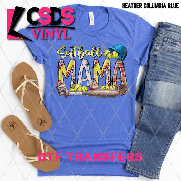 DTF Transfer - DTF001876 Softball Mama Bat & Peanuts