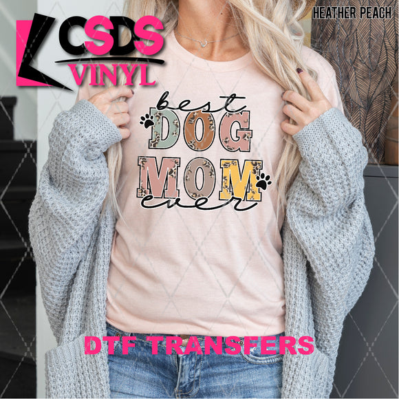 DTF Transfer - DTF001882 Best Dog Mom Ever