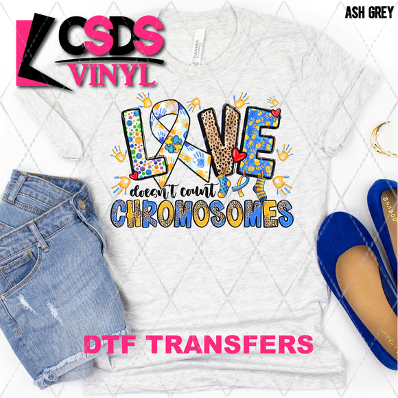 DTF Transfer - DTF001920 Love Doesn't Count Chromosomes